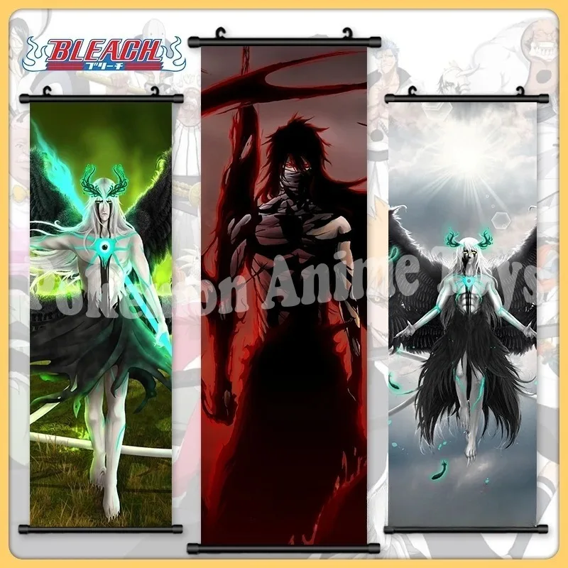 Home Decor Bleach Wall Art Kurosaki Ichigo Painting Hanging Anime Scrolls Inoue Orihime Canvas Print Picture Poster Living Room