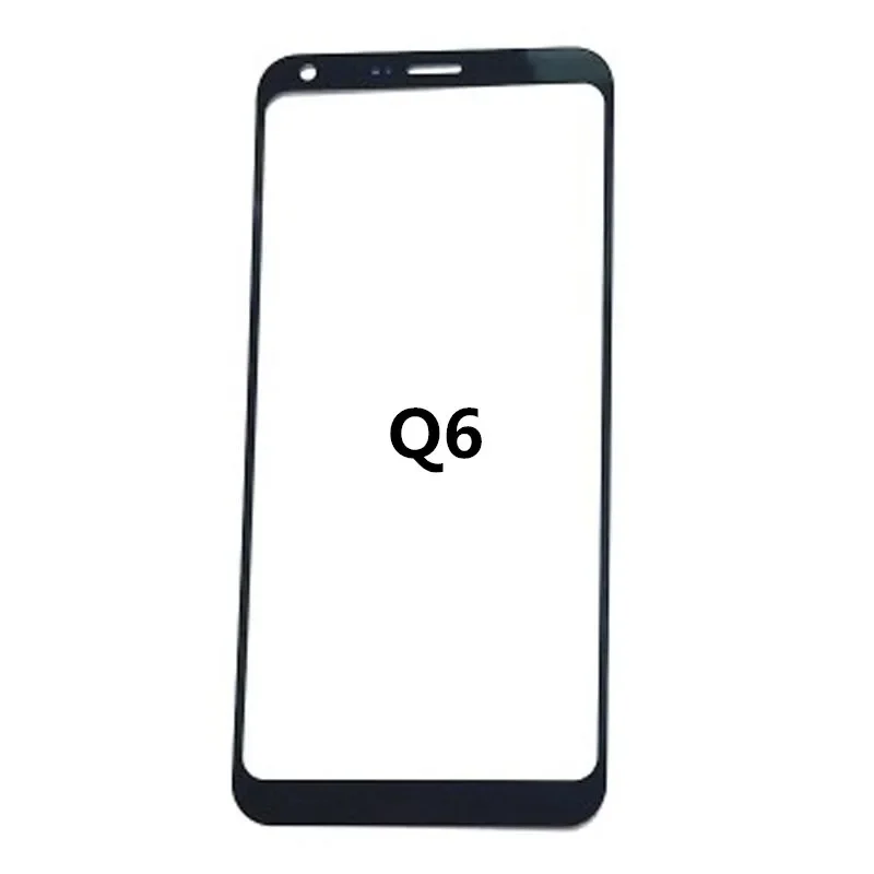 Outer For LG Q6 Q7 G6 G7 G8X G8S V60 Q730 Q92 Front Touch Panel LCD Display Screen Glass Cover Repair Replace Parts