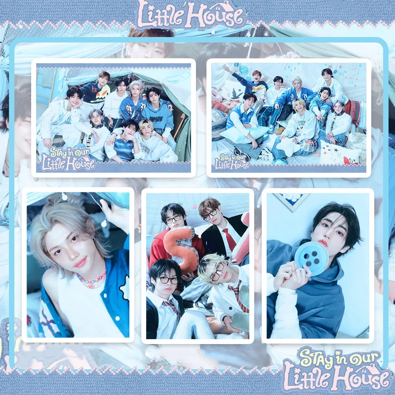 

Самоклеящиеся постеры-наклейки Stray Kids Little House Series с изображением участника Феликса, декор для стен, арт для фанатов K-pop, украшение для спальни.
