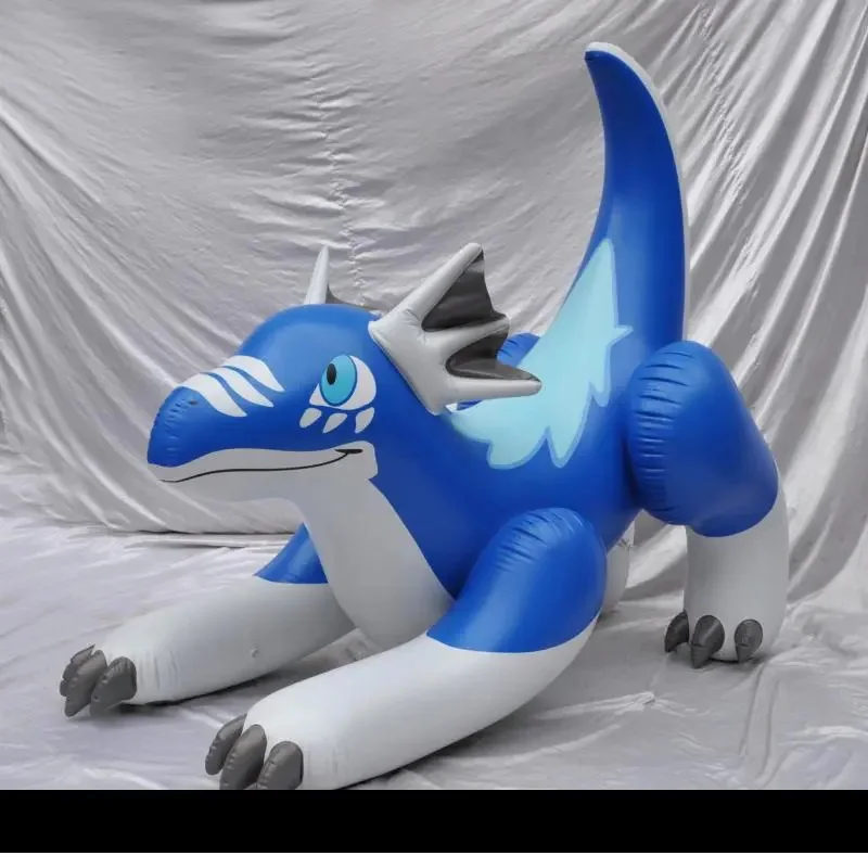 

Customized Cartoon Animal Inflatable Dragon Squeak Toy Advertising Inflatable Products