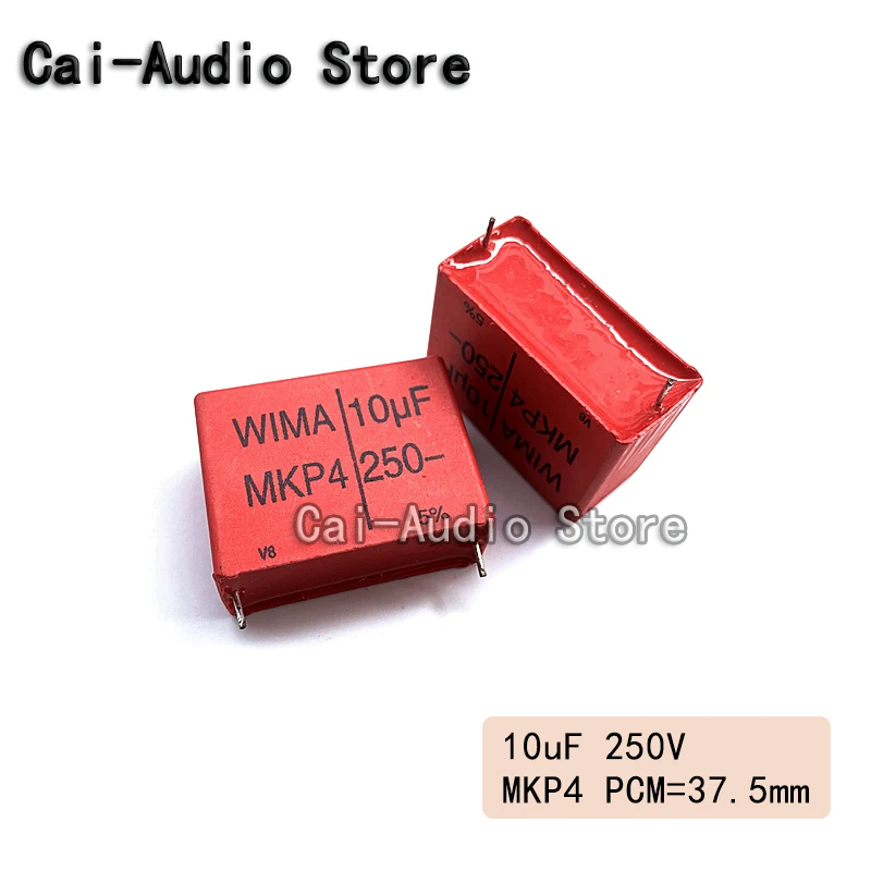 

5PCS/10PCS/20PCS/Lot Brand NEW WIMA MKP4 250V 10UF 250V 10UF 106 Film Capacitor 250v 10uf 250V106 Pitch 37.5mm 5%