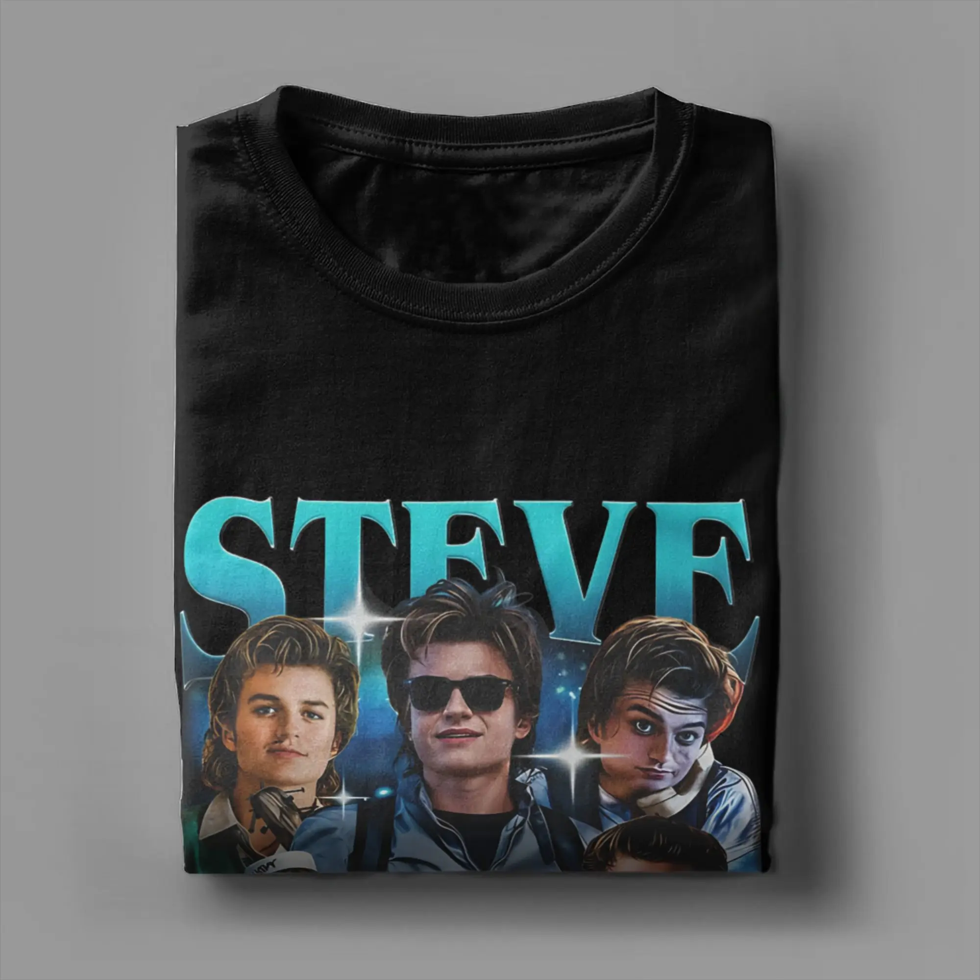 

All I Want For Christmas Is Steve Harrington T Shirt Summer Trending T Shirts Mens Cotton O Neck Oversize Clothes Vintage Tops