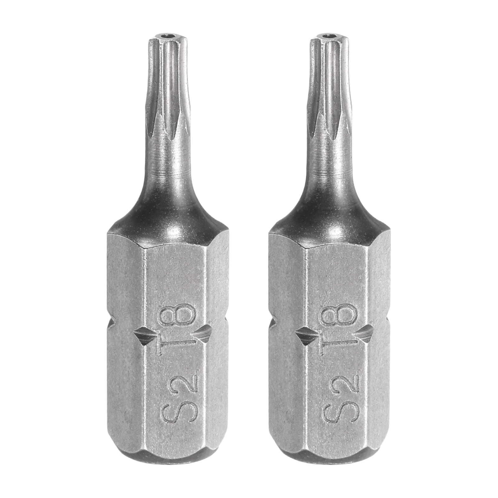 2/5/10 stuks T6 T8 T10 T15 T20 T25 T27 T30 T40 Torx schroevendraaierbits 1/4" zeskant schacht 25mm S2 sterkop zeskant beveiligde schroevendraaierbits - afbeelding 2