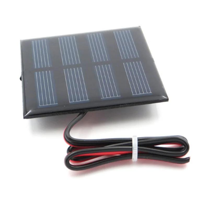 1PC 1V 1,5V 2V 2,5V 3V 3,5V Mono/Poly Solar Panel 50mA 80mA 100mA 130mA 150mA 300mA Mini Runde/Quadratische DIY Solar Ladegerät