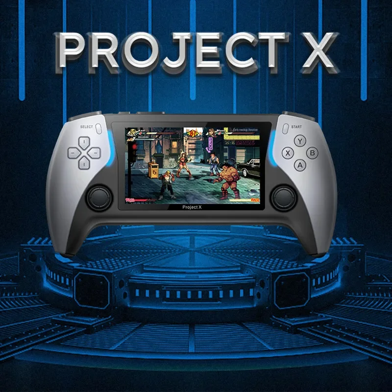 

Портативная игровая консоль Ps5 New Project X, аркадная консоль высокой четкости с двойным проигрывателем и двойным контроллером, поддержка рождественского подарка, 2023