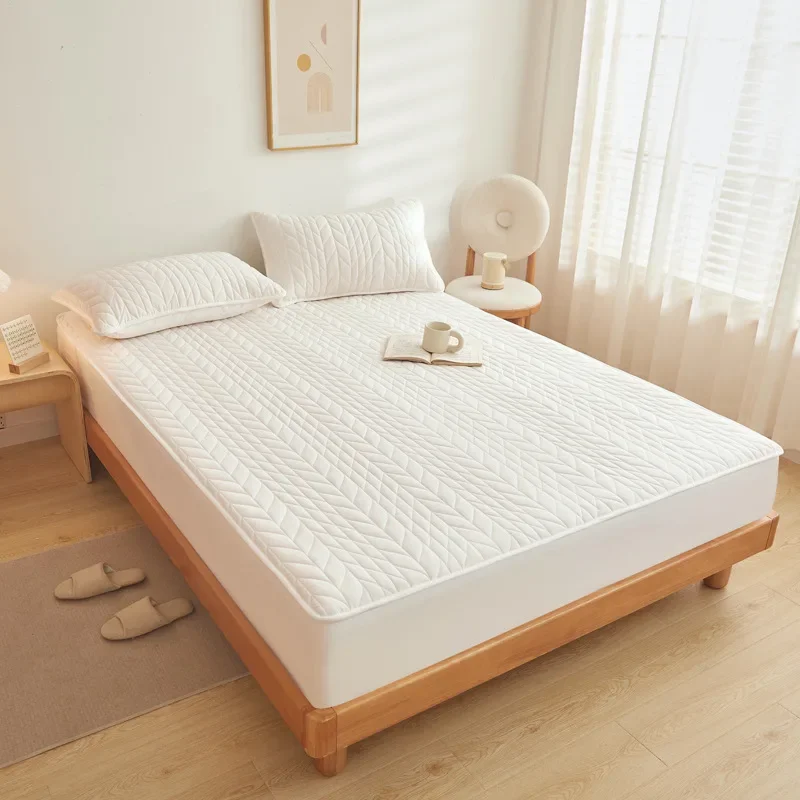 New Class A maternal and infant pure cotton washed cotton padded antibacterial mattress cotton bed cover mattress protective