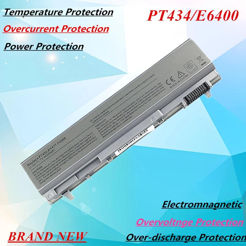 PT434 Laptop Battery For DELL 312-0753  312-0754  312-0910 FU571  KY265  KY477  NM631  PT434 R822G  U844G  W0X4F