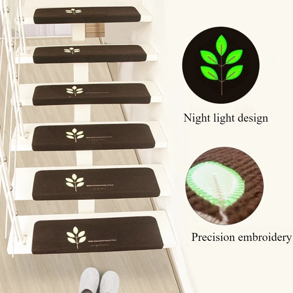 Home staircase step mat, stair style self-adhesive floor mat, absorbent, non slip foot mat for home use