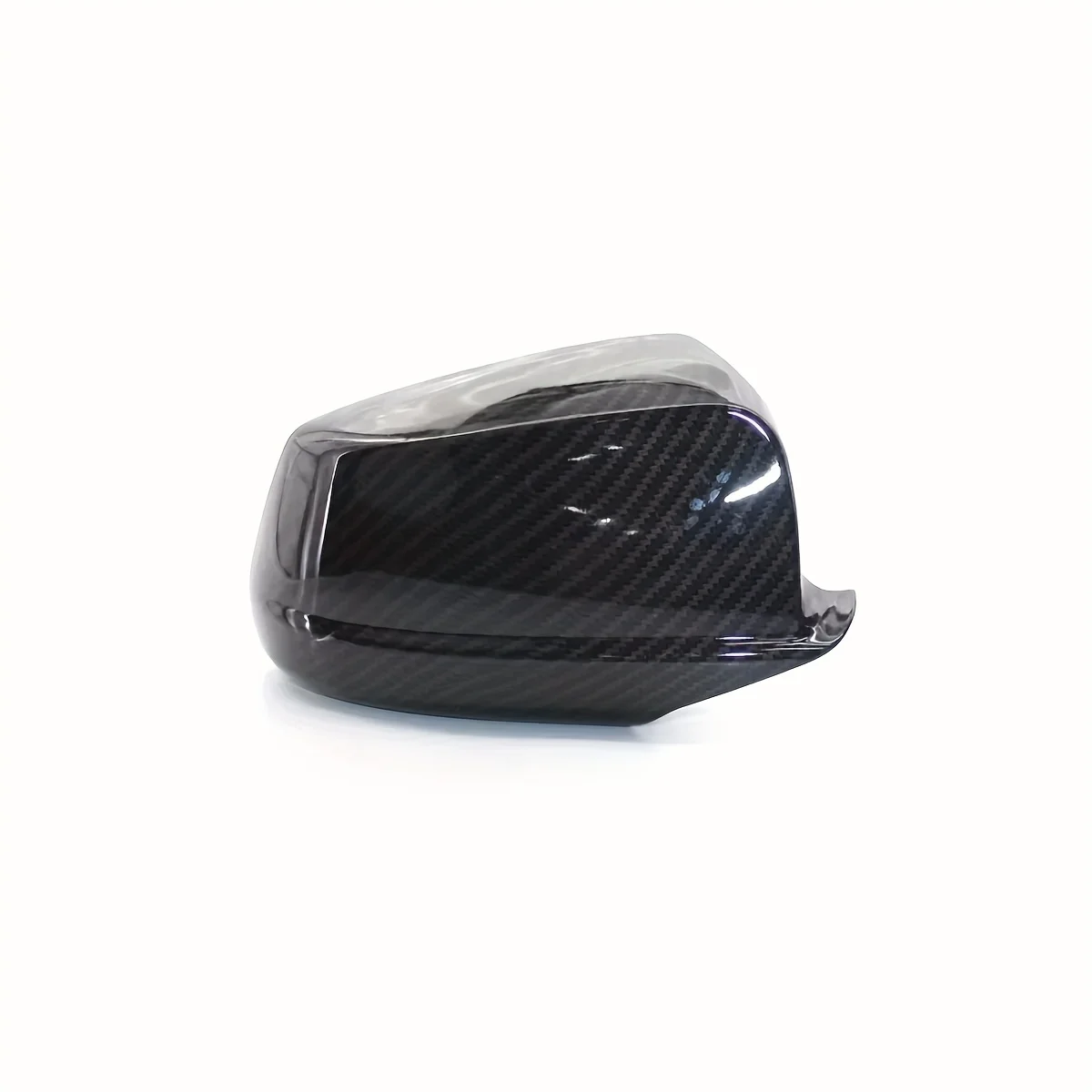 Für BMW 5er F10 F11 F18 2011-2013 Ersatz-Rückspiegelabdeckung Seitenspiegelkappen Hochglanz Schwarz/Carbon-Look – Detail 5