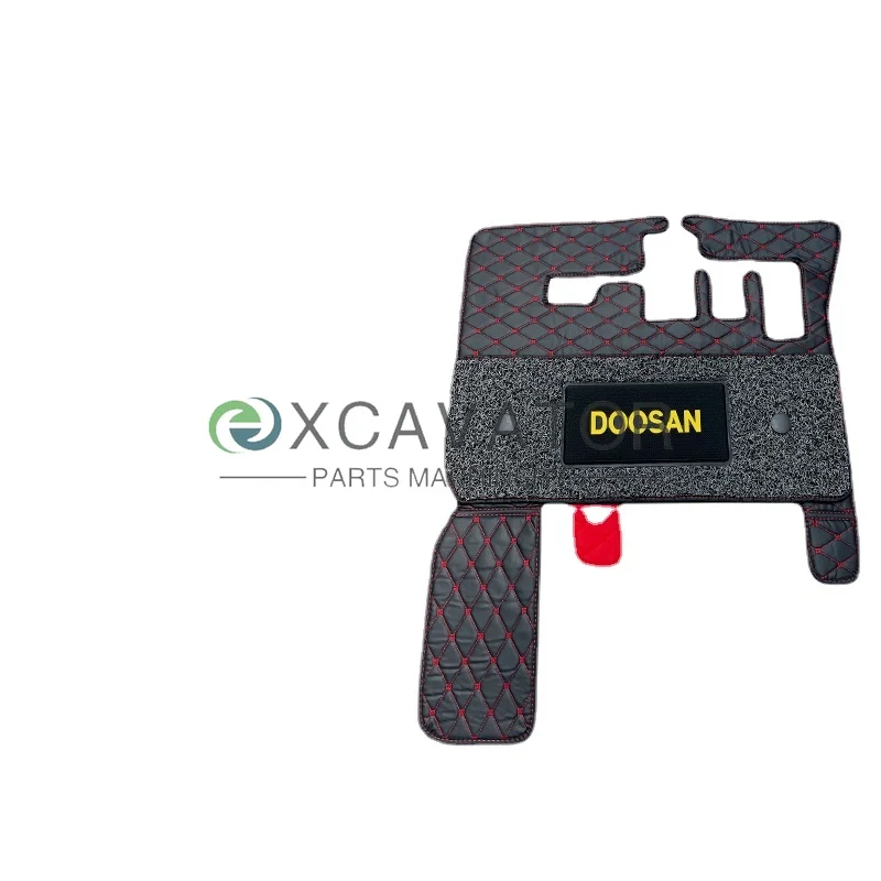 Floor mats Doosan Wheel excavation Special foot pad DX55/60 /150W /210w-9C-ECO cab carpet silk ring