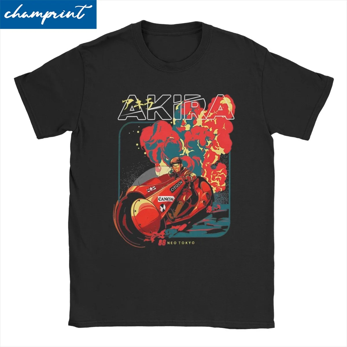 

Katsuhiro Otomo Japanese Anime Memories T Shirts for Men Women Cotton T-Shirt O Neck Akira Tees Clothing Graphic Printed