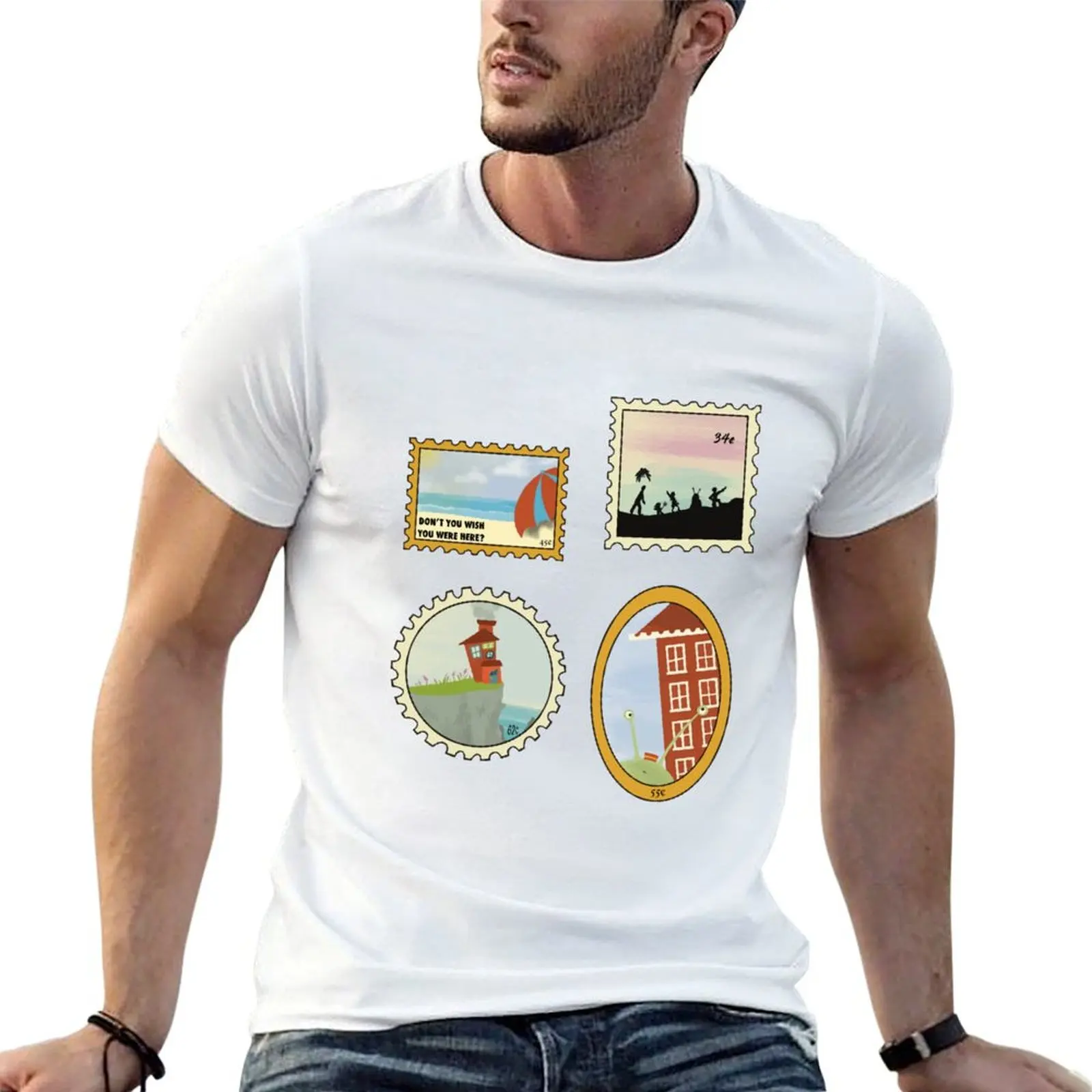 funny Cerulean t T-Shirt House man graphic the graphic Sea in shirts shirts for t man for