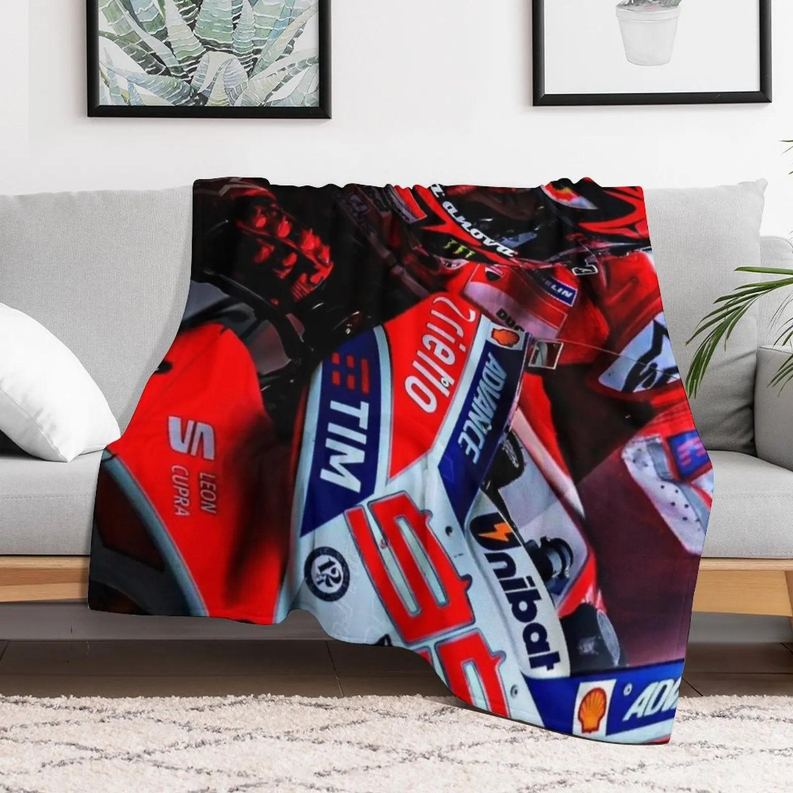 Jorge Lorenzo Throw Blanket Sofa Quilt Shaggy Blankets