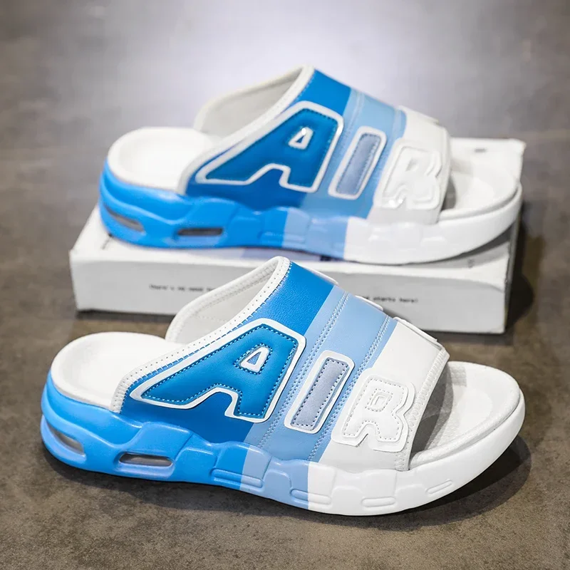 

Модные сандалии, пляжные мужские тапочки, разноцветная модная мужская противоизносная обувь, мужская летняя уличная износостойкая спортивная обувь