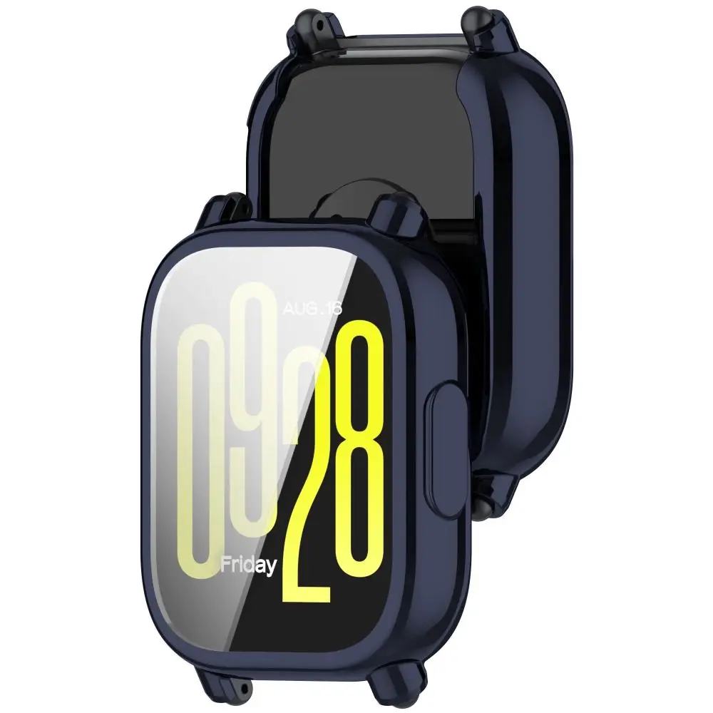 Soft Full Cover TPU Case Smart Bumper Screen Protector Watchband Accessories Protective Shell for Redmi Watch 5 Active