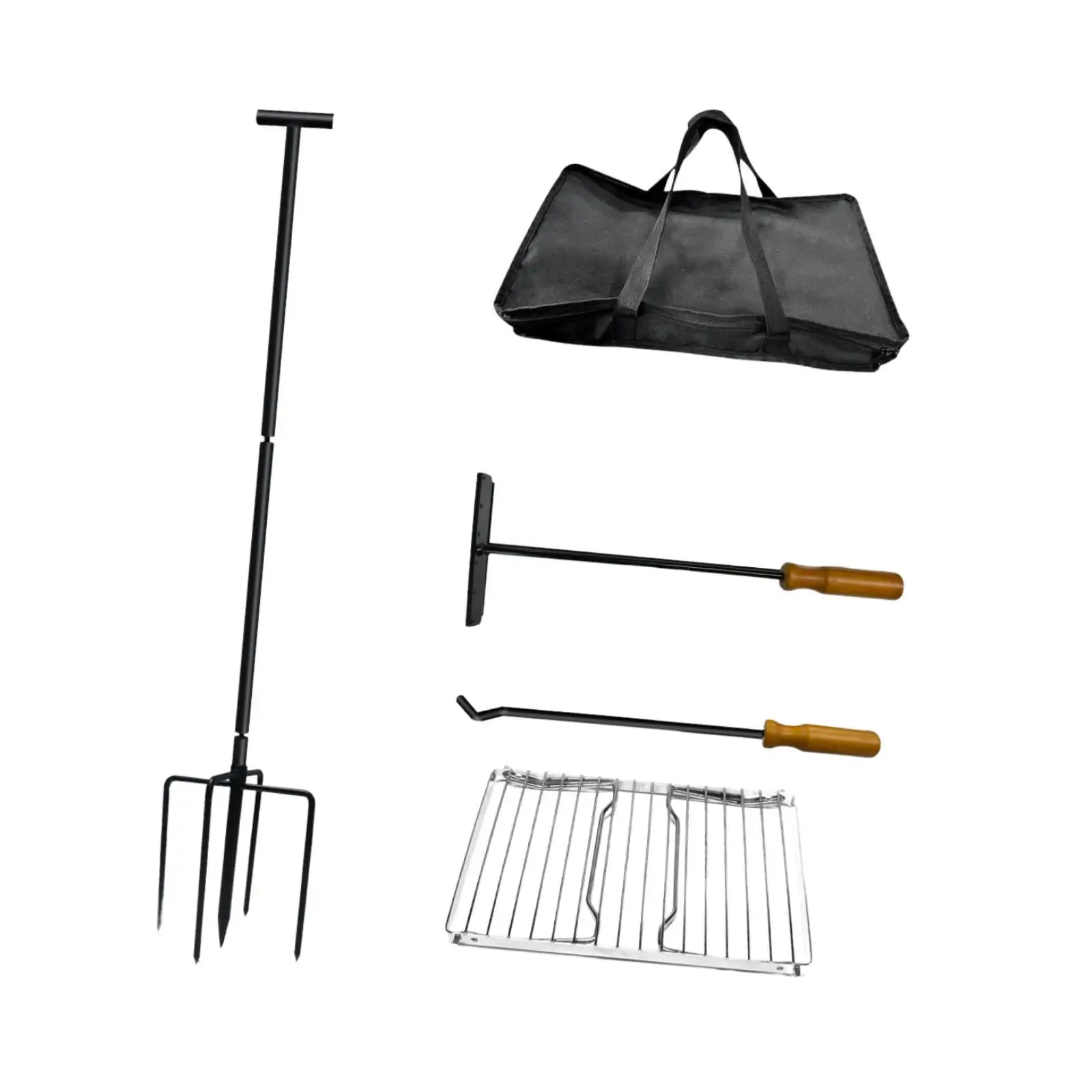 

Campfire Grill Grate Folding Camping Campfire Rack for BBQ Open Fire Outdoor