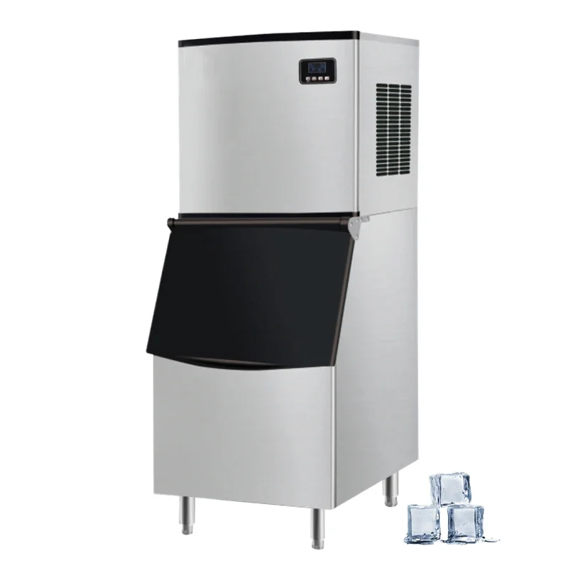 Ice Maker 300kg Professional Stainless Steel Commercial Ice Cube Block Maker Price Ice Making Machine For Business Restaurant