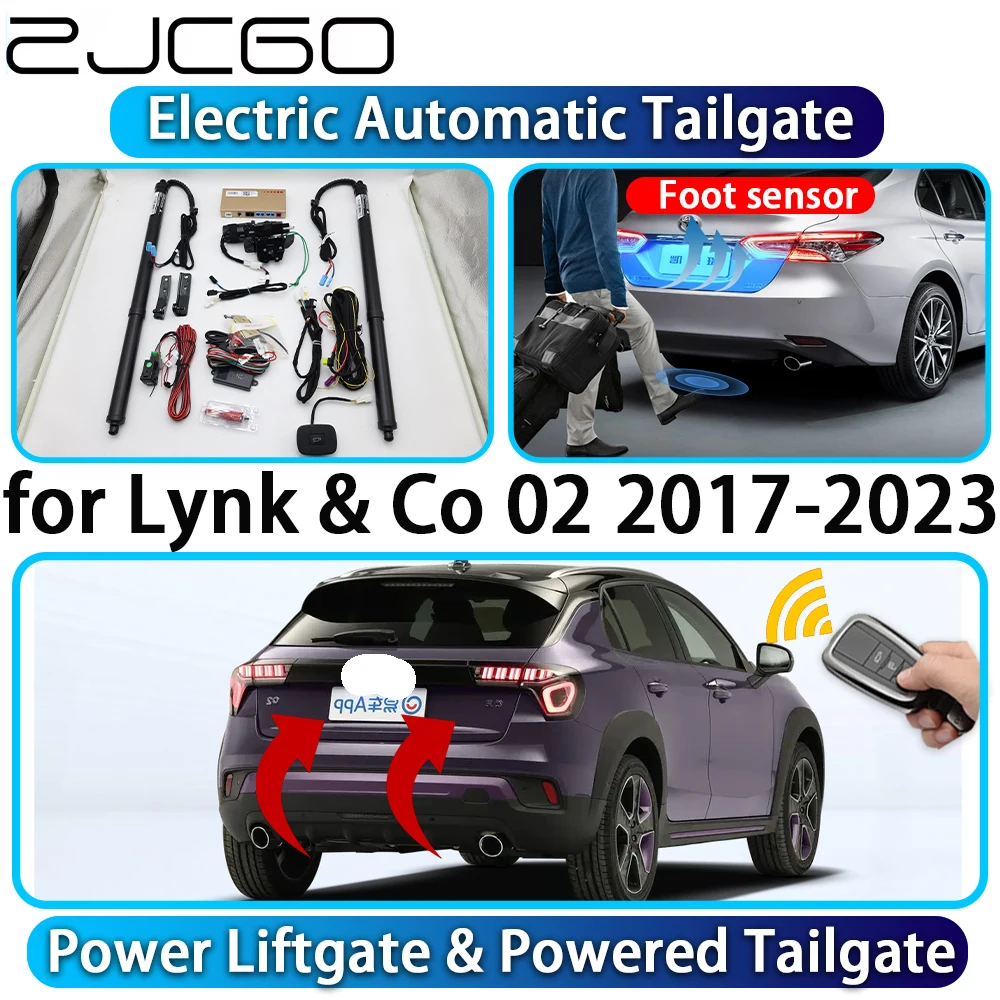 

ZJCGO for Lynk & Co 02 2017-2023 OEM Automatic Power Liftgate Powered Tailgate Intelligent System Car Trunk Lift Control Kit