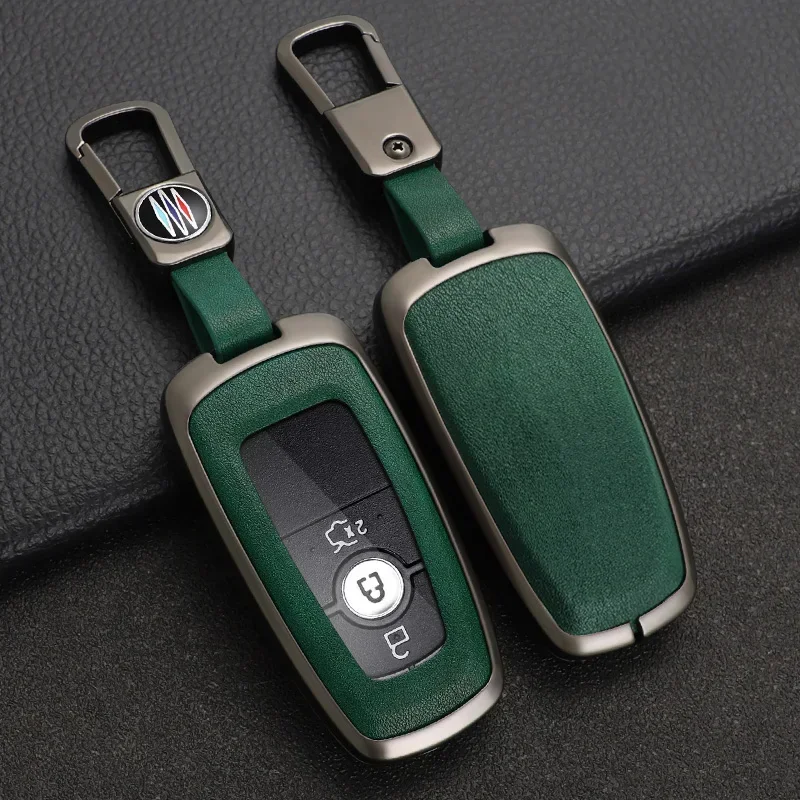 Car Key Case Key Fob Cover for Ford Mondeo Explorer Edge Expedition F250 F150 F-350 F-450 Fusion Mustang Everest Lincoln MKX MKC