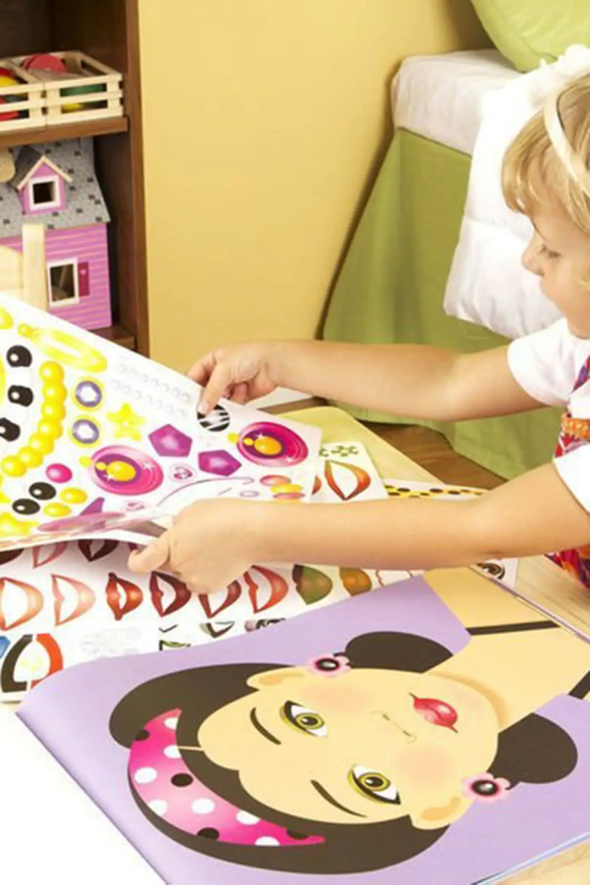 Libro de pegatinas laterales/