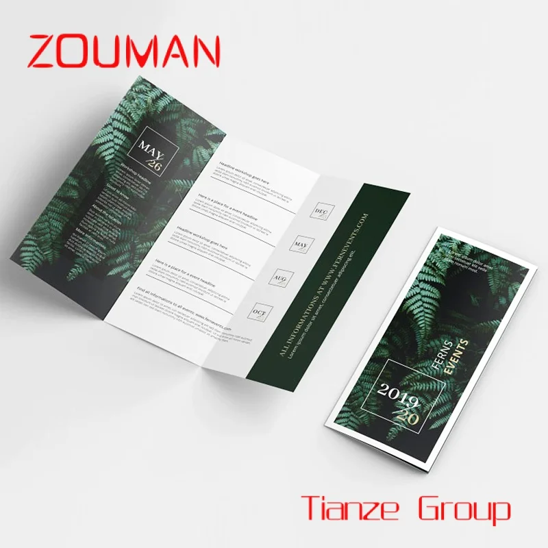 

Custom , High Quality Custom Design -fold Advertising Catalogue Brochure / Flyer / Booklet Printing Offset Printing Folding CMYK