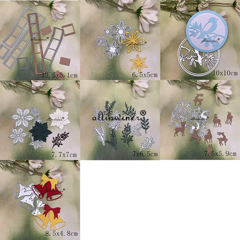 Christmas series tape Metal Cutting Dies Stencils Die Cut for DIY Scrapbooking Album Paper Card Embossing