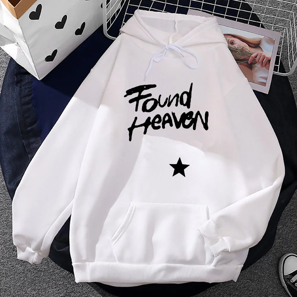 Ropa estampada álbum Found Heaven Conan Sudaderas con capucha grises Ropa Hombre Sudaderas con capucha cómoda Casual cantante Sudadera gráfica