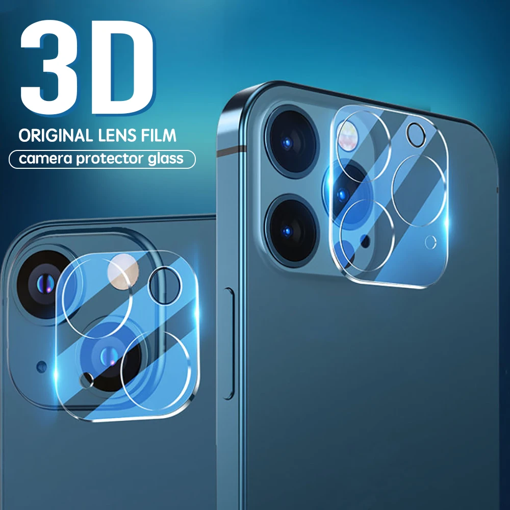 3D HD Back Camera Lens Film For iPhone 15 14 Pro Max Plus 13 12 11 Mini Protective Glass Screen Protector On IPhone 14Pro 13Pro