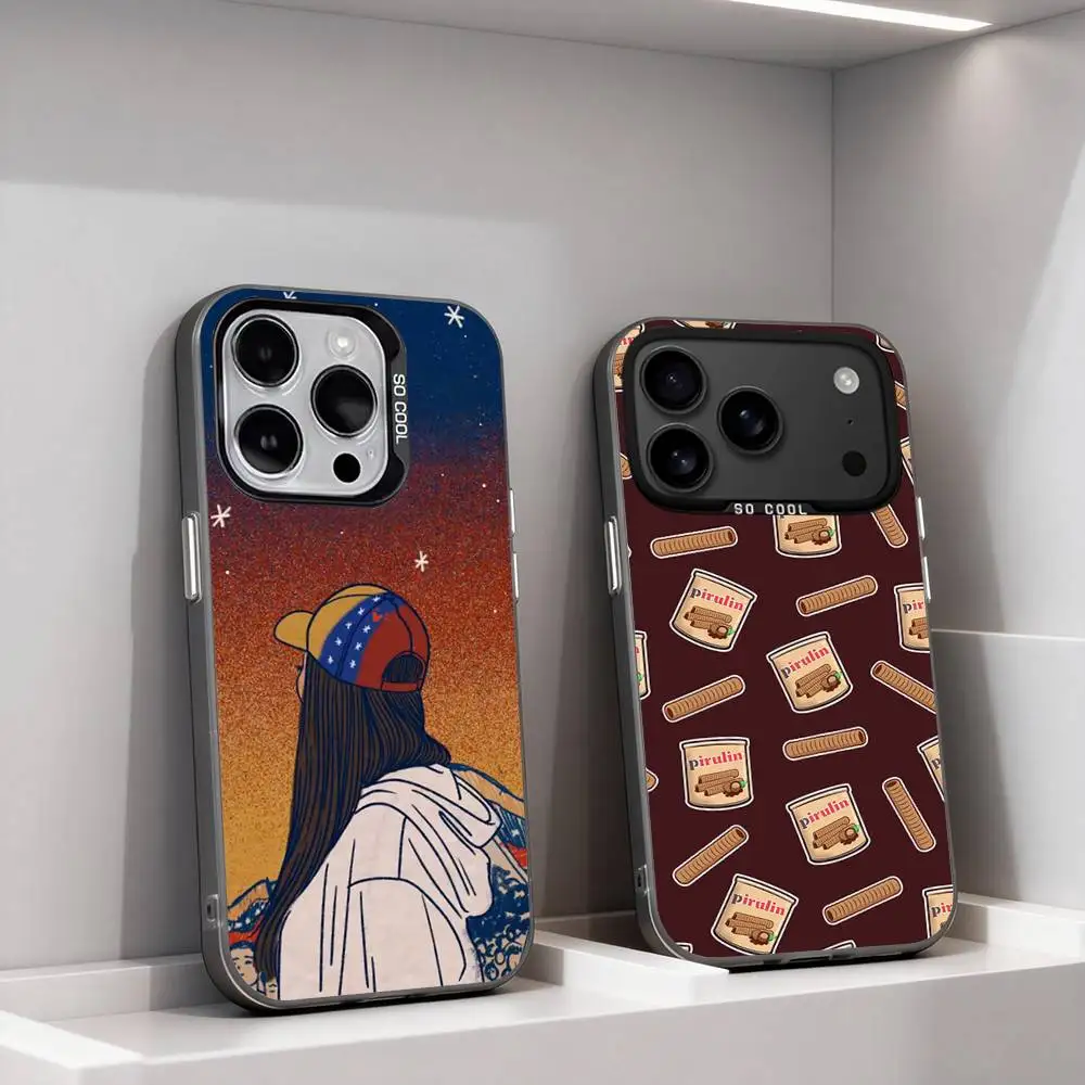 

Flag Of Venezuela Art Phone Case For iPhone 17,16,15,14,13,12,11,Pro,XS,Max,Plus,Mini,SE4,E IMD Matte Black