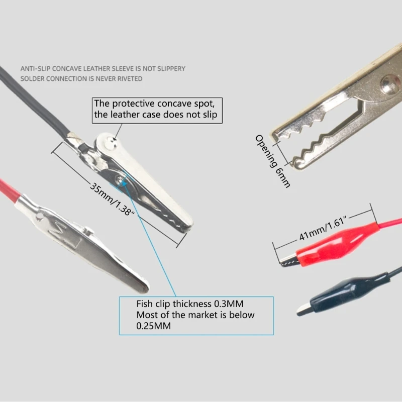Sonda per oscilloscopio con cavi misurazione da 110 BNC a clip a coccodrillo 1 confezione Dropship