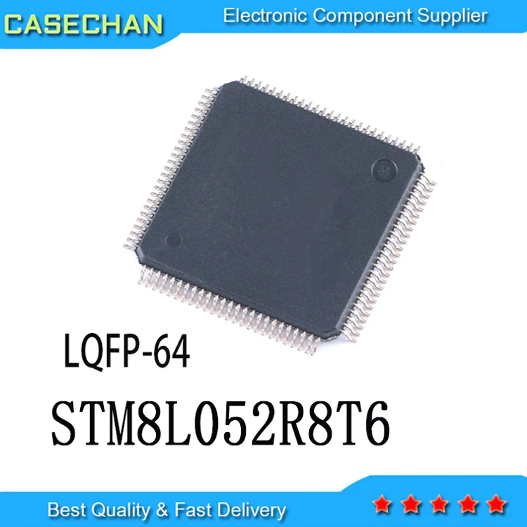 

100PCS New and Original STM8S207RBT6C LQFP-64 STM8AF5289TAY STM32L071RZT6 STM8S STM8L STM32L LQFP IC In Stock chip STM8L052R8T6