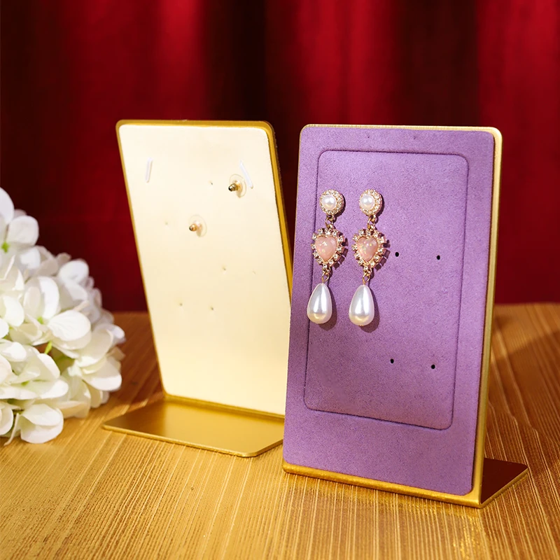 Light Luxulry Jewelry Organizer Ear Ring Display Shelf Women GIft Ear Stud Storage Rack