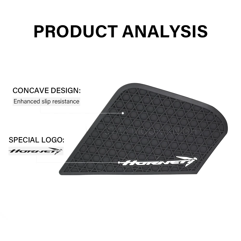 Motocicleta Side Fuel Tank Pads, Protetor Adesivos, Decalque, Joelho Grip Traction, Honda CB750, Hornet 2023- CB 750