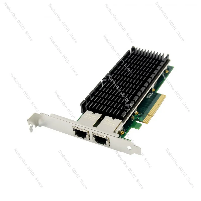 Server Network Card X540-T2 PCIe x8 Dual 10Gbps SFP+ RJ45 Ethernet Adapter