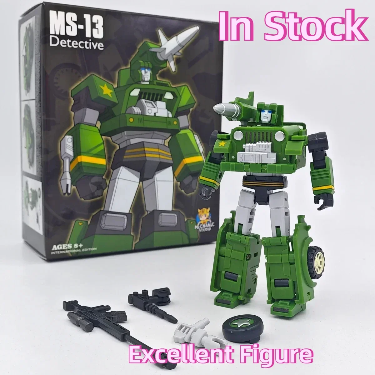 MFT MS13 Hound KO Transforming Toys G1 Animation Small Scale Autobot Pocket Toy Collection Gift Anime Movable Dolls