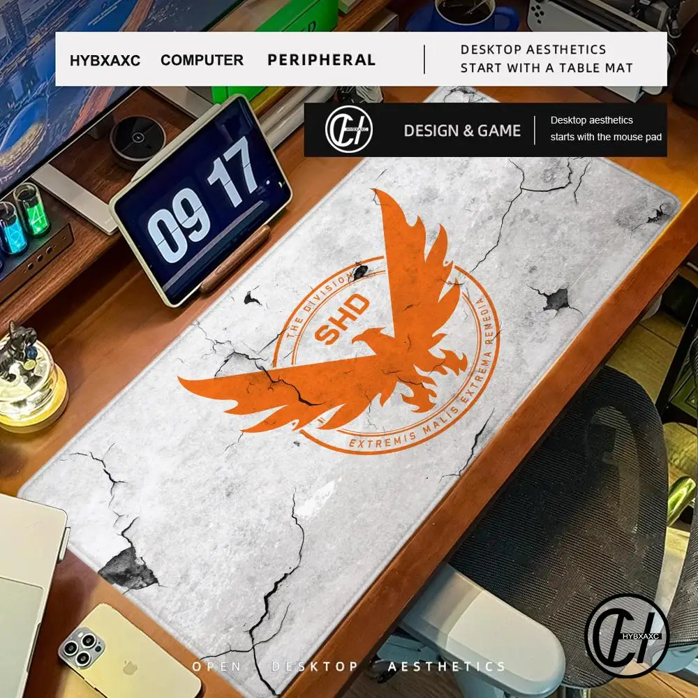 

Tom Clancy's the Division Deskmat Pc Gamer Rug Large Mouse Pad 900 × 400 Mousepad Desk Mat Gaming Accessories Carpet Mausepad 3d
