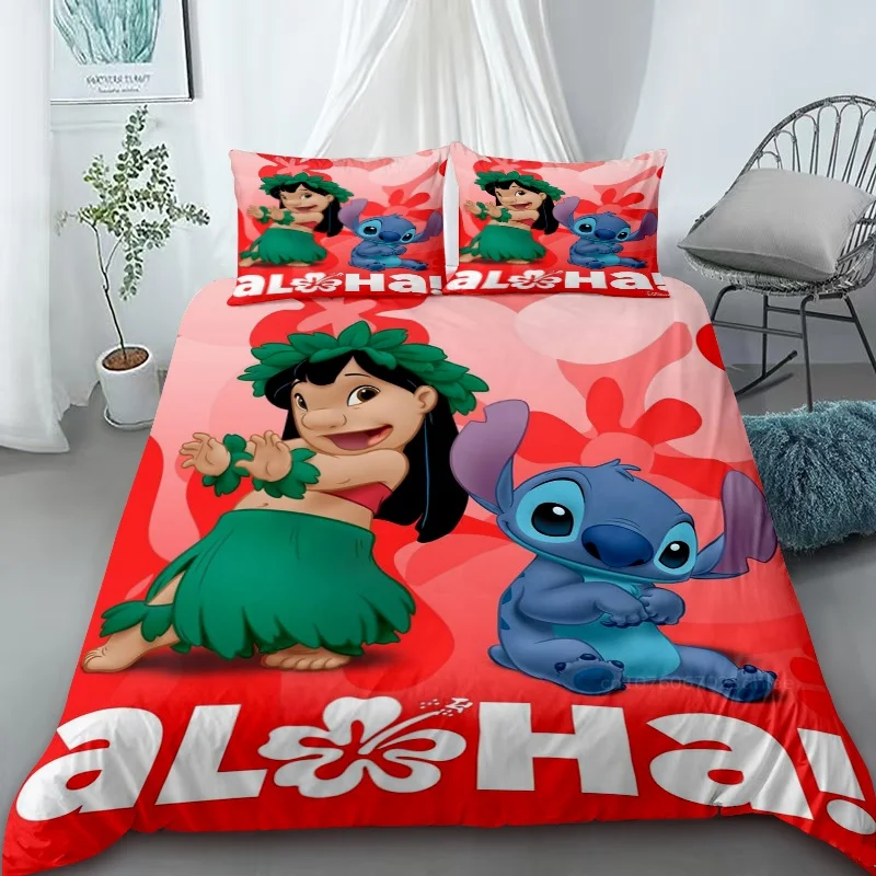 

Duvet Cover Stitch Animation Bedding Set Queen King Size Quilt Comfort Cover for Children Gift Home Decor