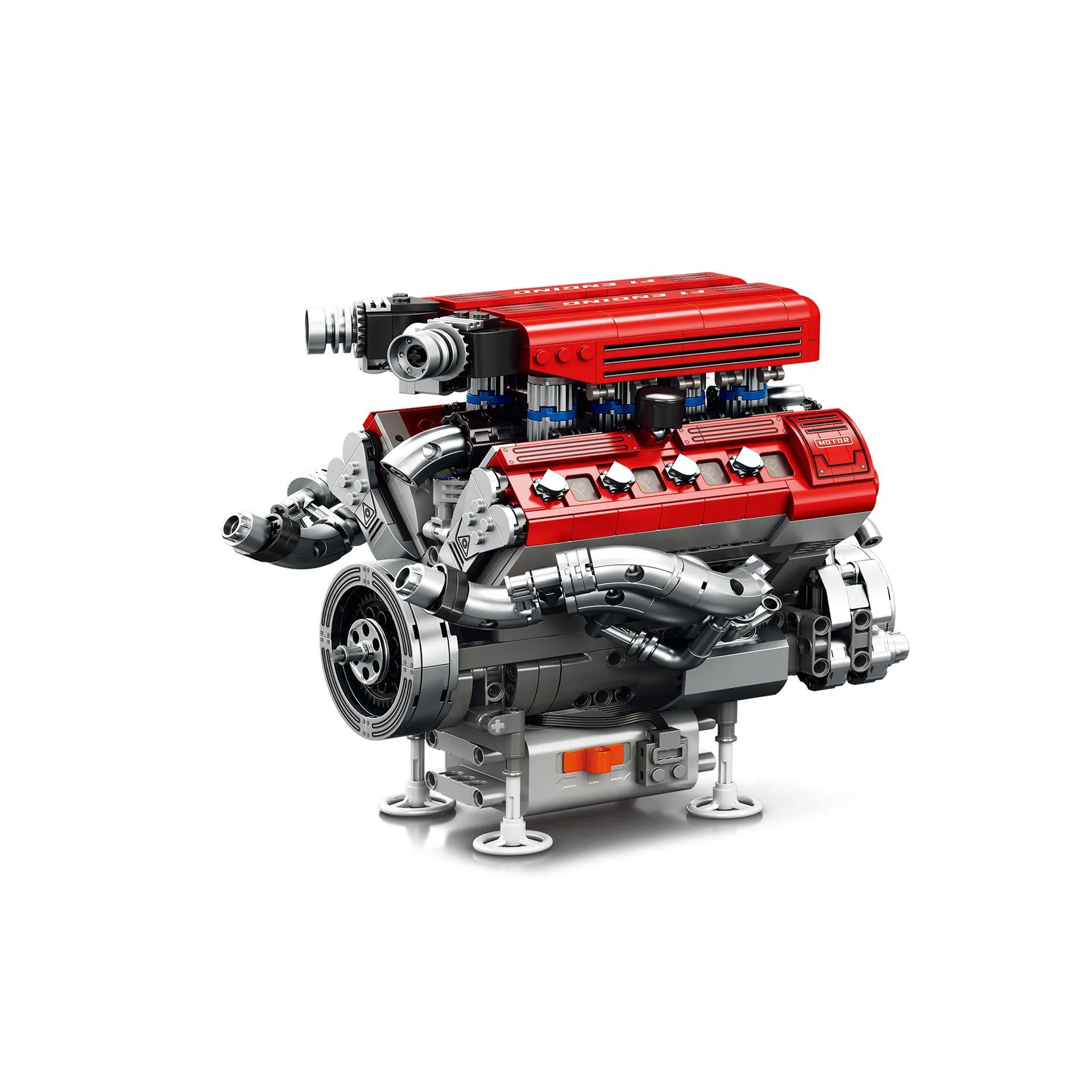 Reobrix 33015 1101PCS Engine Serie F1 Racing Car Engine Building Block Model Technical Educational Toy Festival Gift