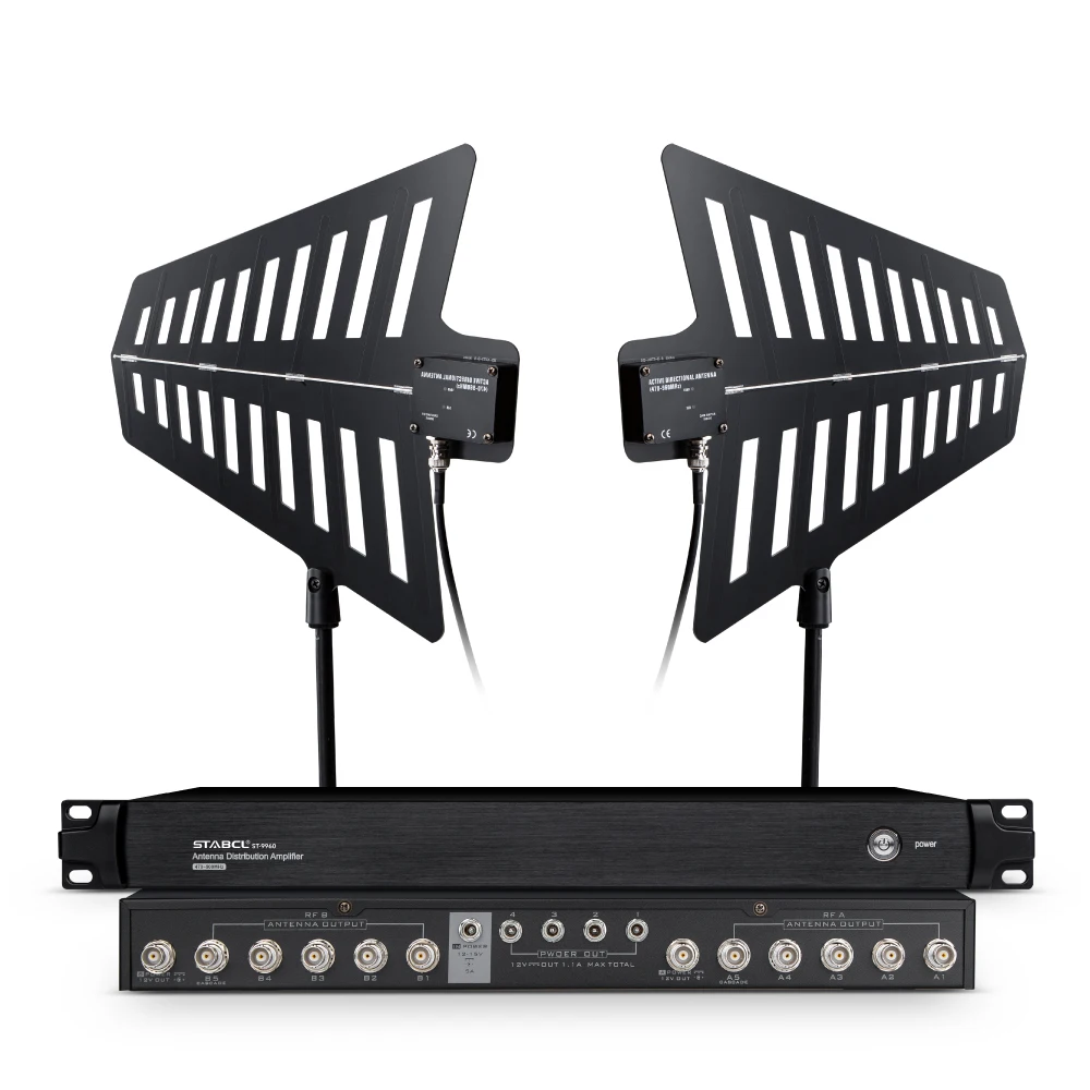 

ST-9960 Antenna Distribution System Signal Amplifier Splitter 10 Way Combiner UHF Antenna Power Distribution