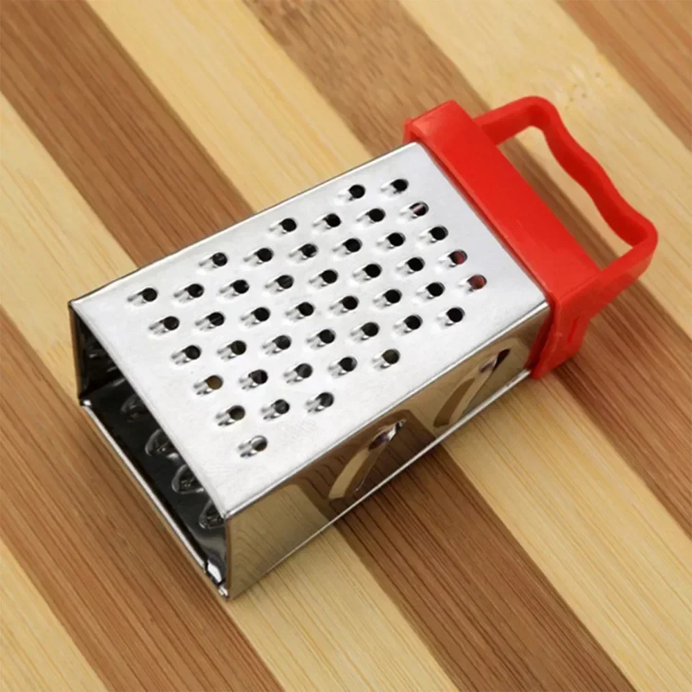 Stainless Steel Mini 4 Sided Blades Household Box Grater Container Multipurpose Vegetables Cutter Kitchen Accessories