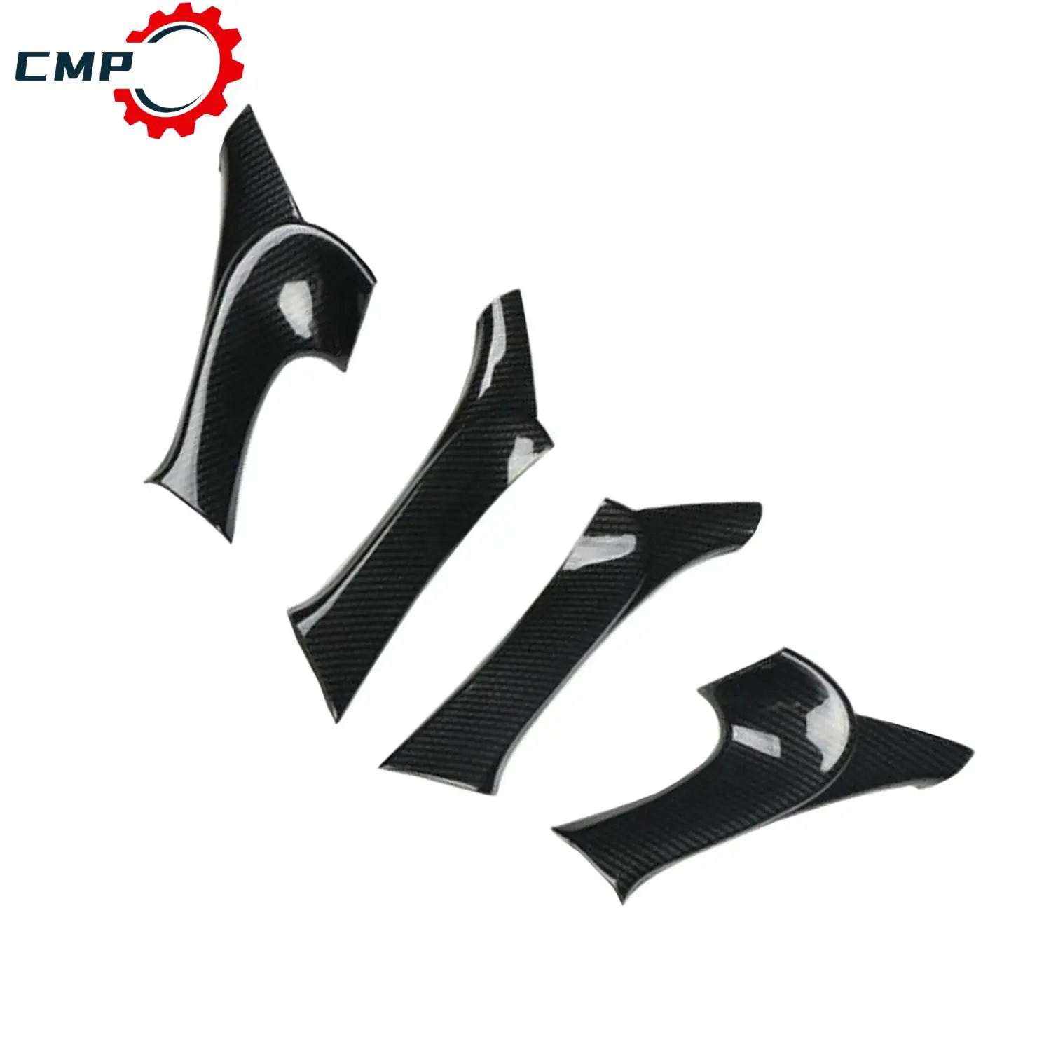 

4Pcs Carbon Fiber Interior Door Armrest Panel Trim Fit For Lexus IS F 250 350 2006-2013 Automotive Interior Accessories