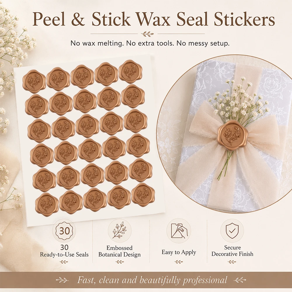 ชุดตกแต่งการ์ดเชิญพร้อมซองกระด - Wax Seal Stamp Kit บทวิจารณ์และราคา