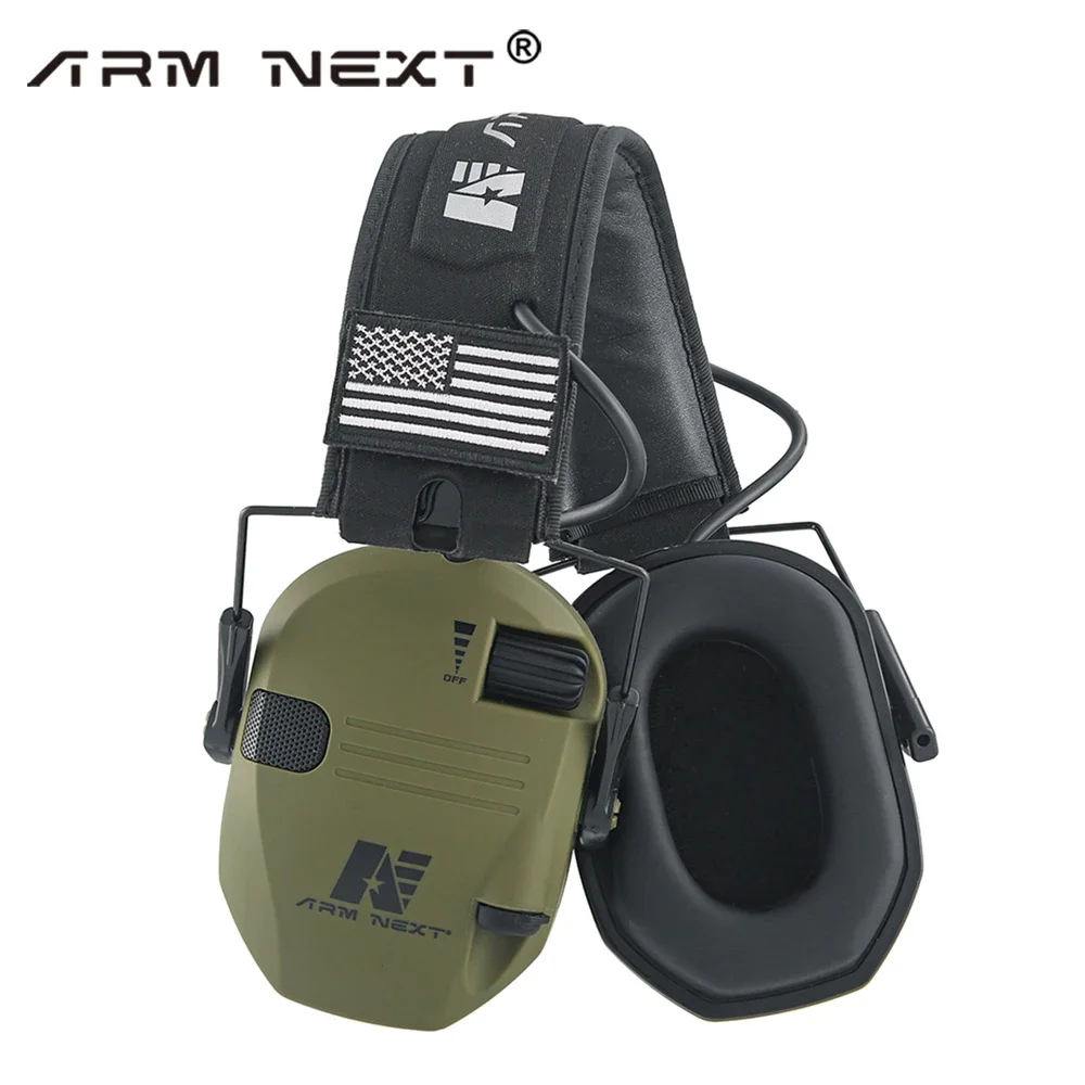 ARM NEXT-D20 Earmuffs Tiro Eletrônico, Ativo Ruído Redução Headset para Caça, Ear Defender, Amplificação De Som