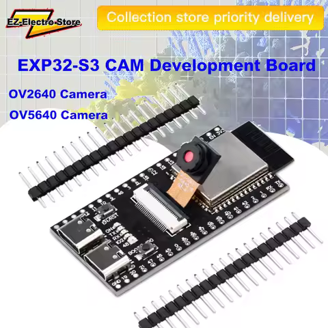 Development board ESP32-S3 CAM OV2640 /OV5640 Camera ESP32-S3 N16R8 WiFi Bluetooth module onboard dual TYPE-C