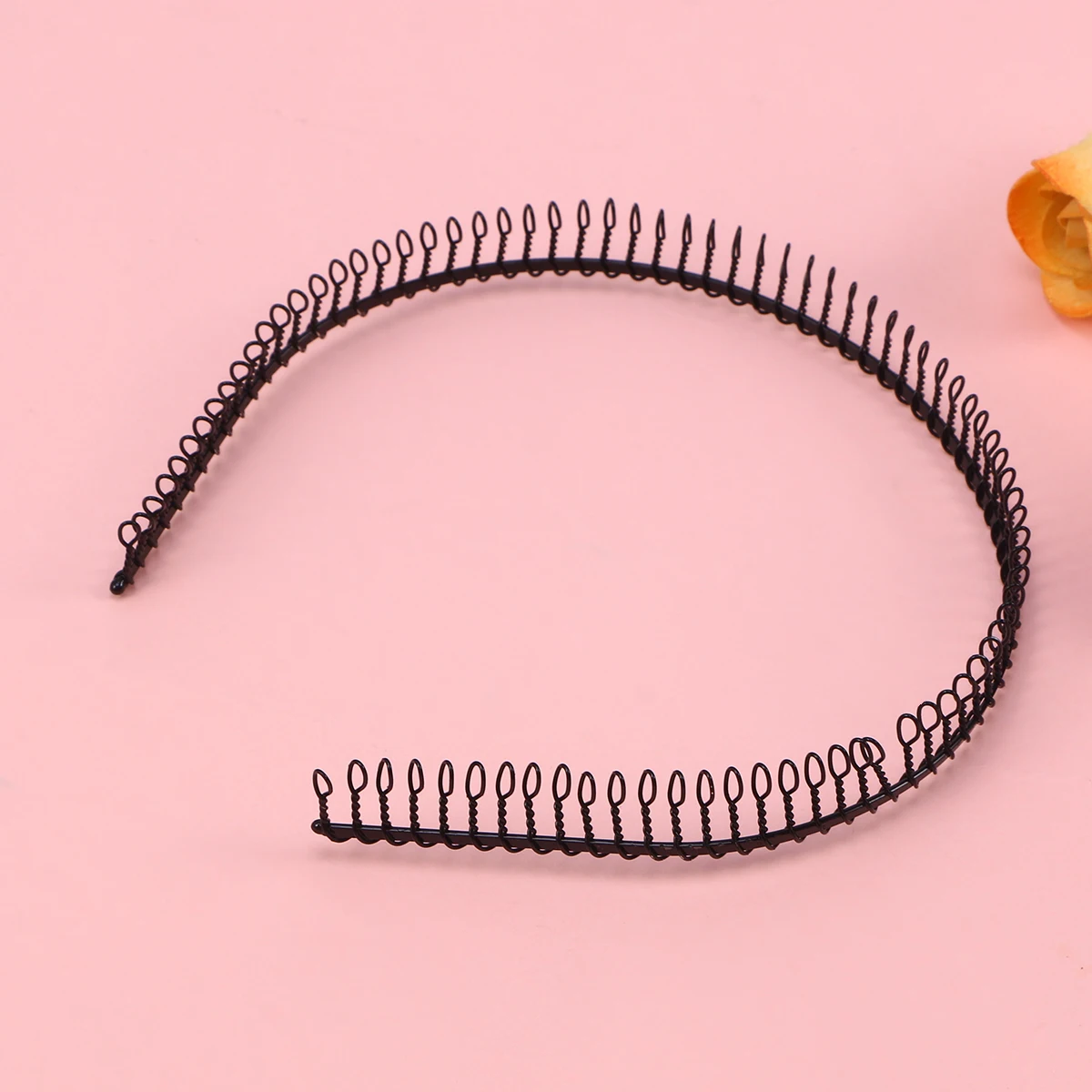 

Wide Insert Comb 80 Long Teeth Metal Hairband for Elderly Women Black Hard Material Practical Decorative Metal Teeth Comb Women