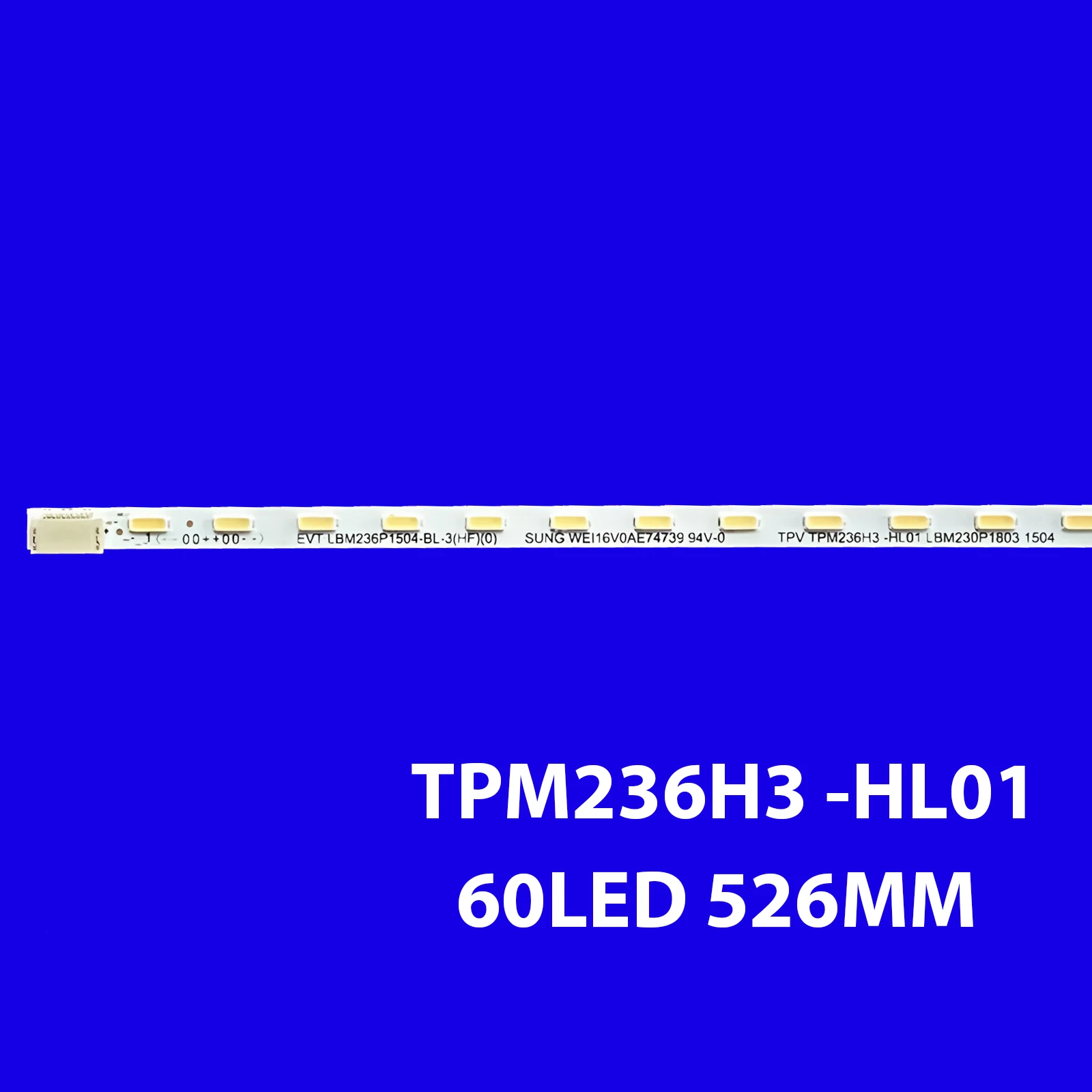 

2 шт. светодиодная лента для подсветки для 246E7Q 234E5Q TPV TPM236H3-HL01 LBM230P1803 1504 60LED 526 мм