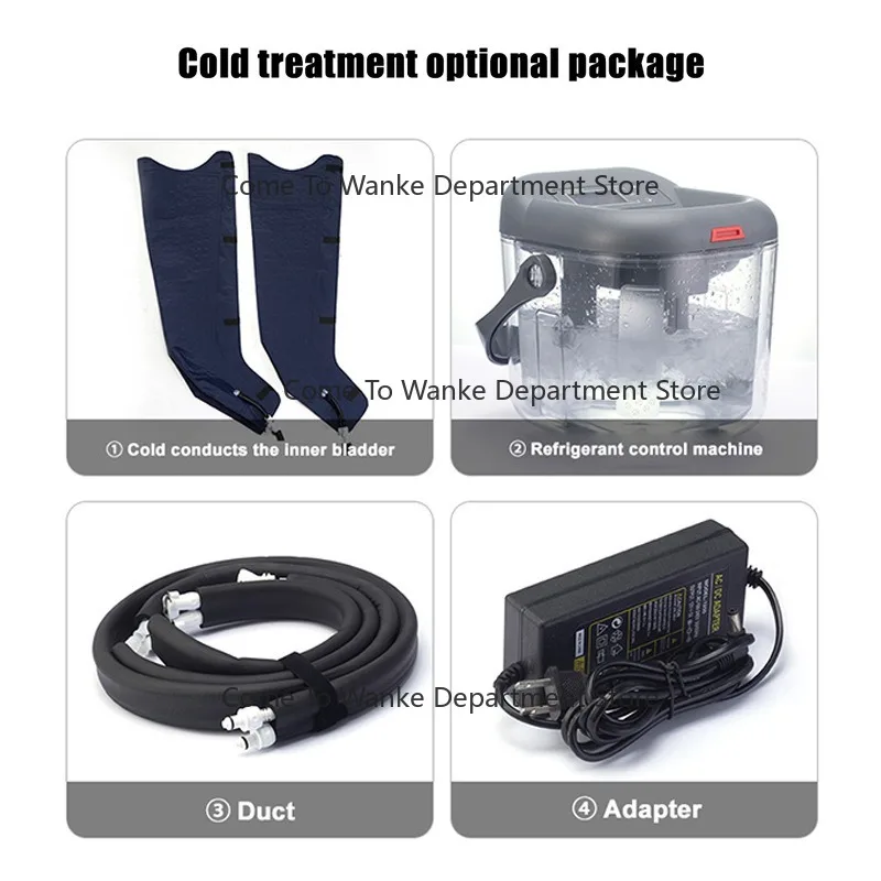 Full Leg Cold Compress Machine, Cryotherapy Machine, Air Pressure Ice Water Circulation Cold Therapy System, Leg Massage Device