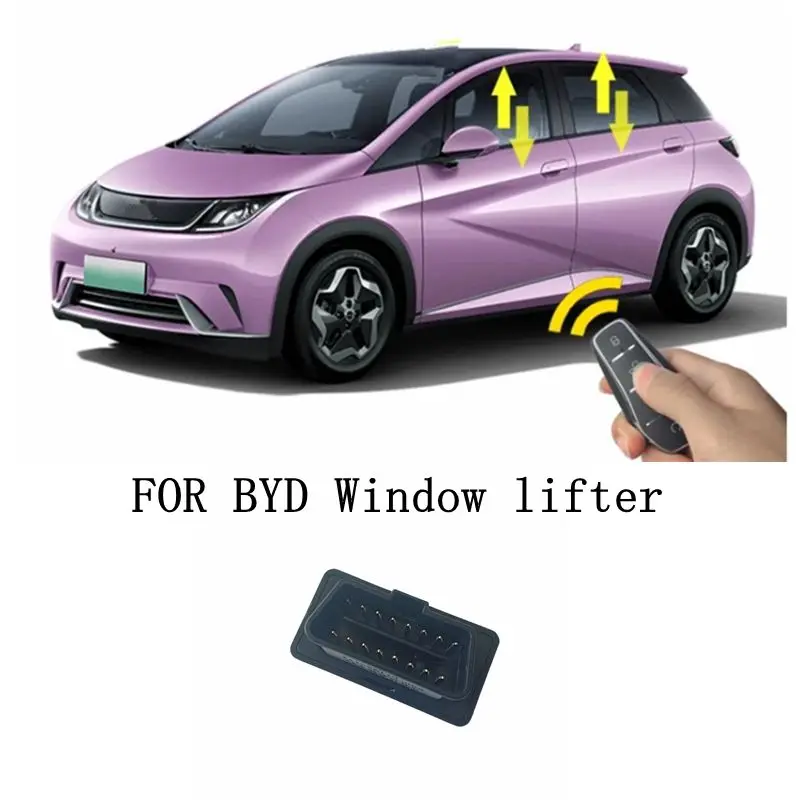 Car Power Window Closer Plug and Play OBD Module For BYD Dolphin 2022 2023 Atto 2 Seagull Qin Song Plus DMI