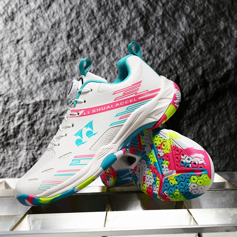 

Fashion Badminton Sneakers High Quality Professional Training Sneakers Indoor Outdoor Non Slip Mesh Table Tennis Training Shoes