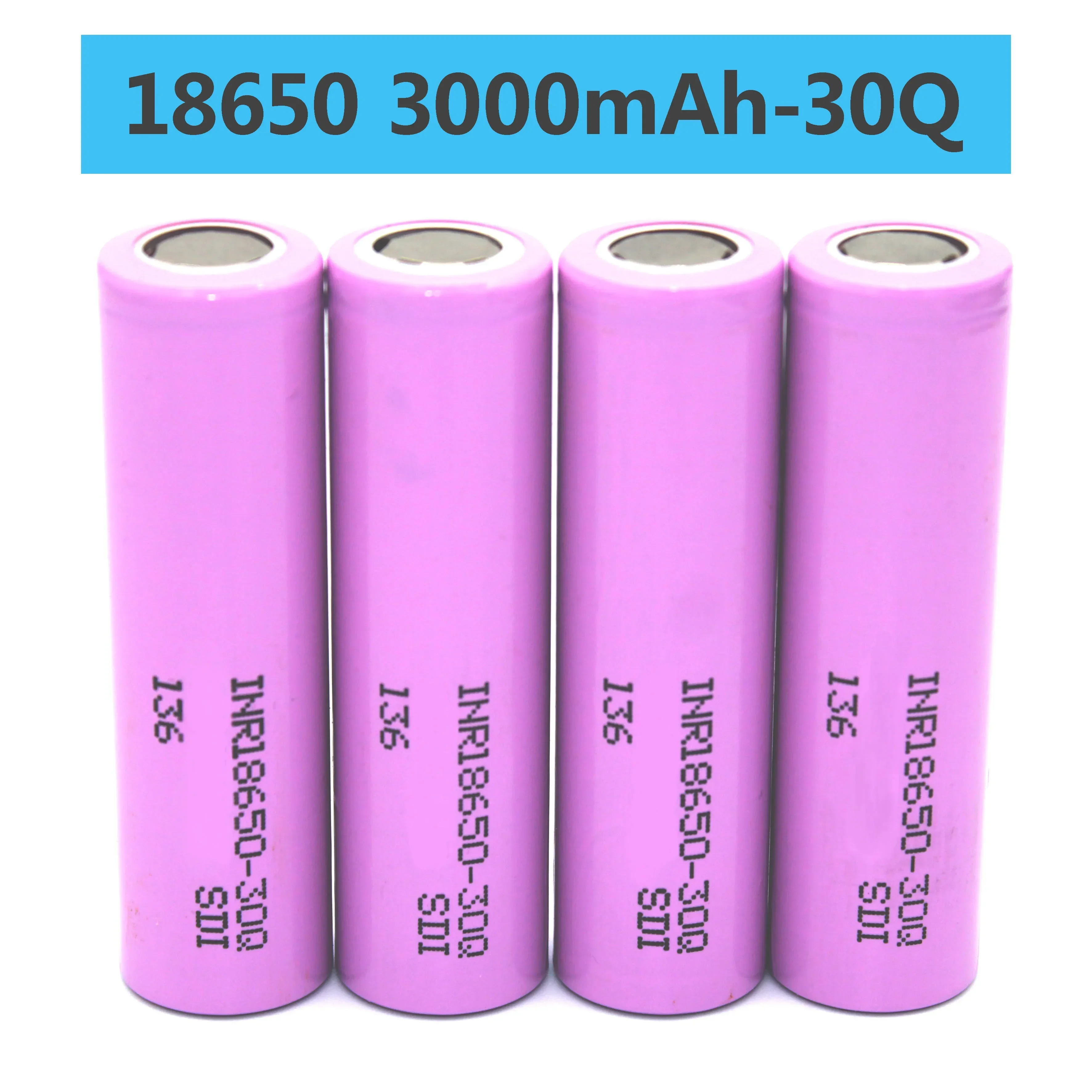 3.7 V 3000mah 18650 Batterie Für 30Q INR 18650 30Q 20A Lithium-ionen-akku Ersatz Exteral Batterie